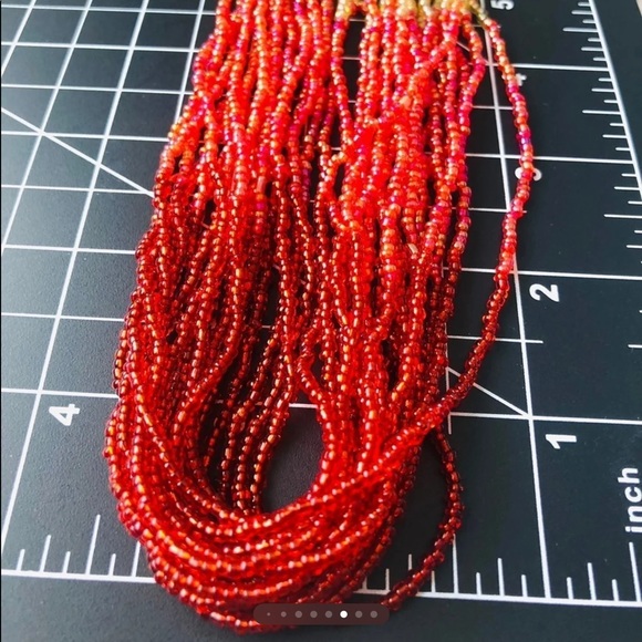 Vintage Sunset Ombré Bead Necklace - Picture 8 of 10